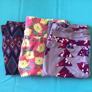 NWOT! Lula Roe Leggings OS Set#31